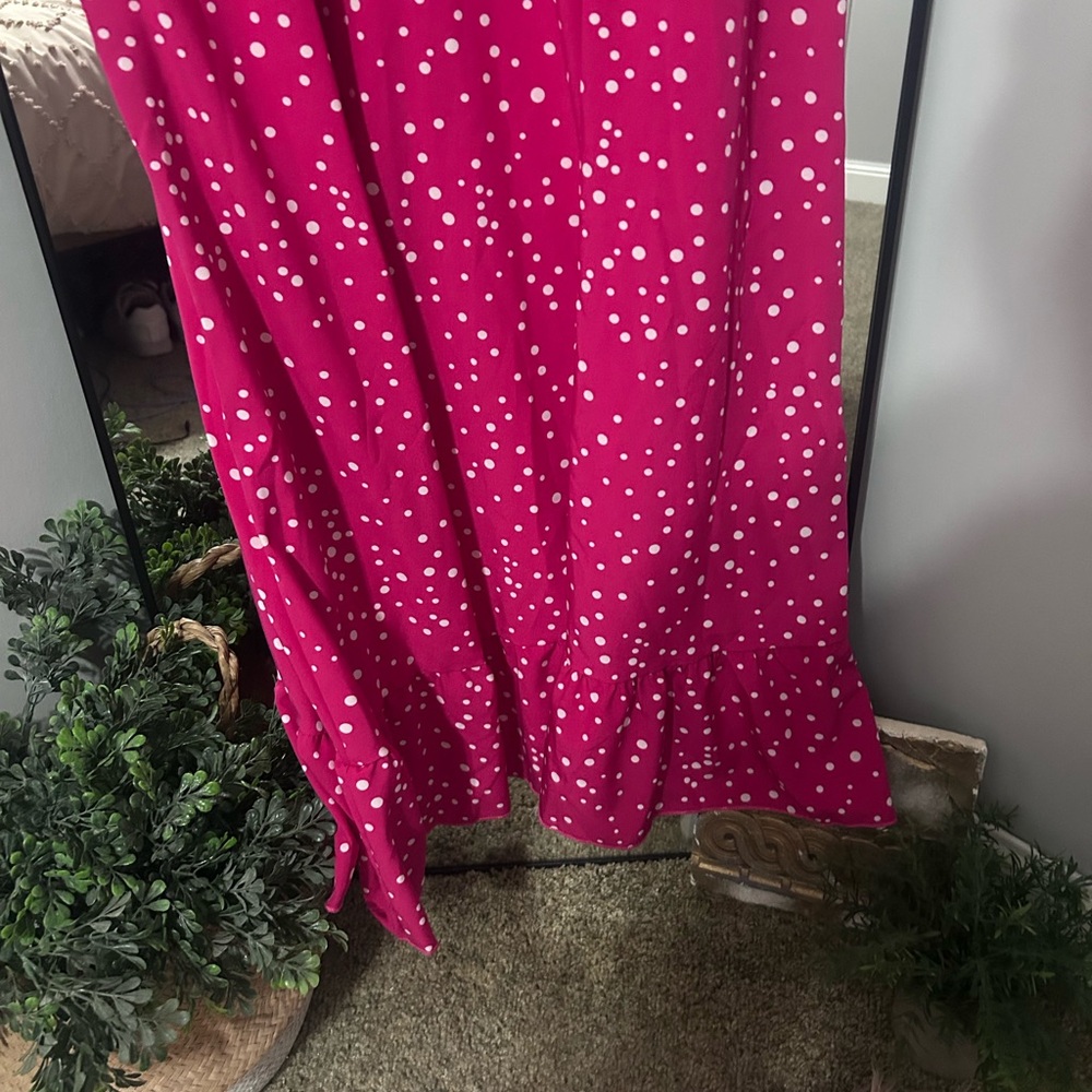 SHEIN Pink Polka Dot Dress - Picture 11 of 11